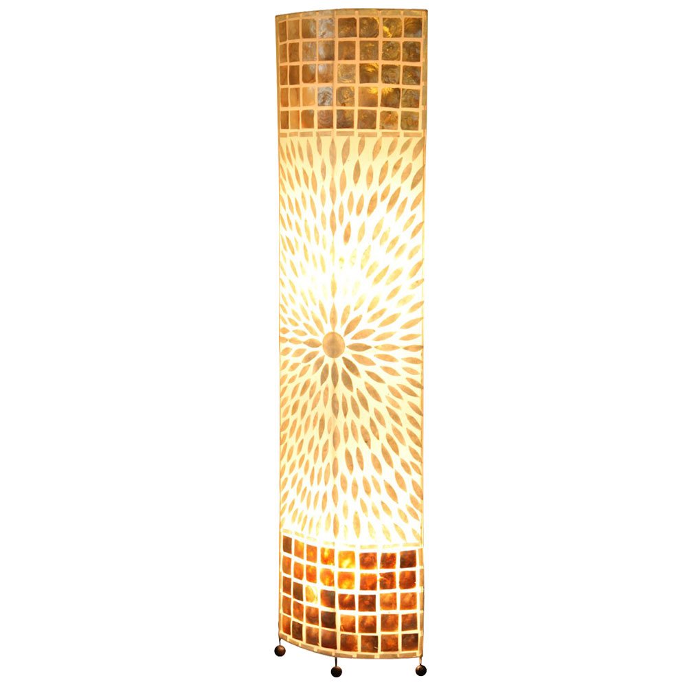GLOBO 25826 E27 Bali Energy Saving Floor Lamp, Multi-Colour [Energy Class A++]