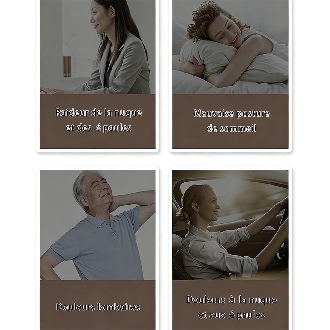 Neuronek Pro Solution 11 En 1 Pour La Nuque, Neuronek Pro Cervicales Con Terapia Termica A 42°C, 6 Modalità Di Massaggio E 9 Livelli Di Intensità, Per Ufficio E Casa, Da Viaggio (white)