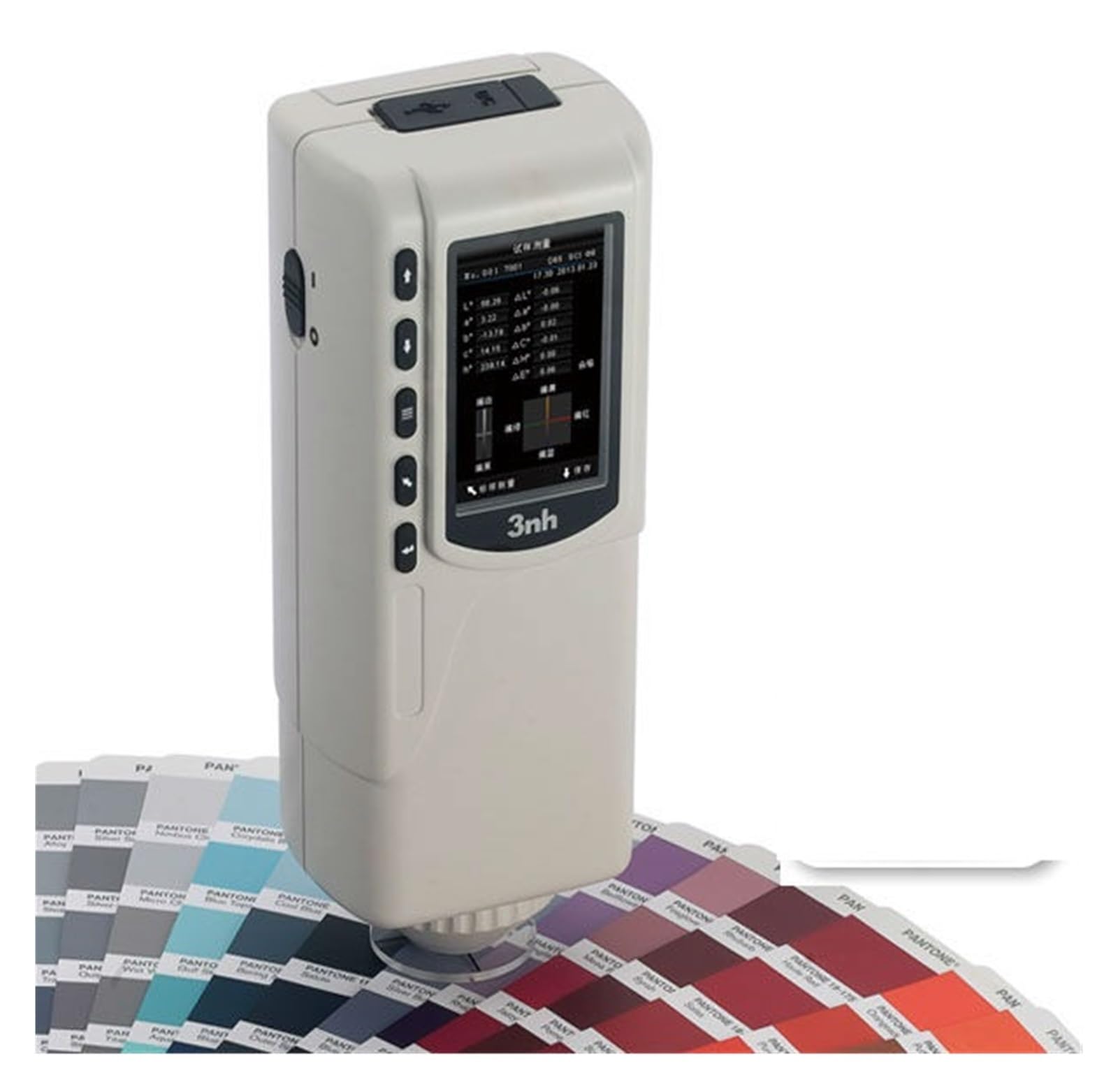 Mthckxjbsuz One Color Spectrometer Portable, Cr-10 Plus Chroma Meter 3Nh Nr110 Precise Handy Colorimeter