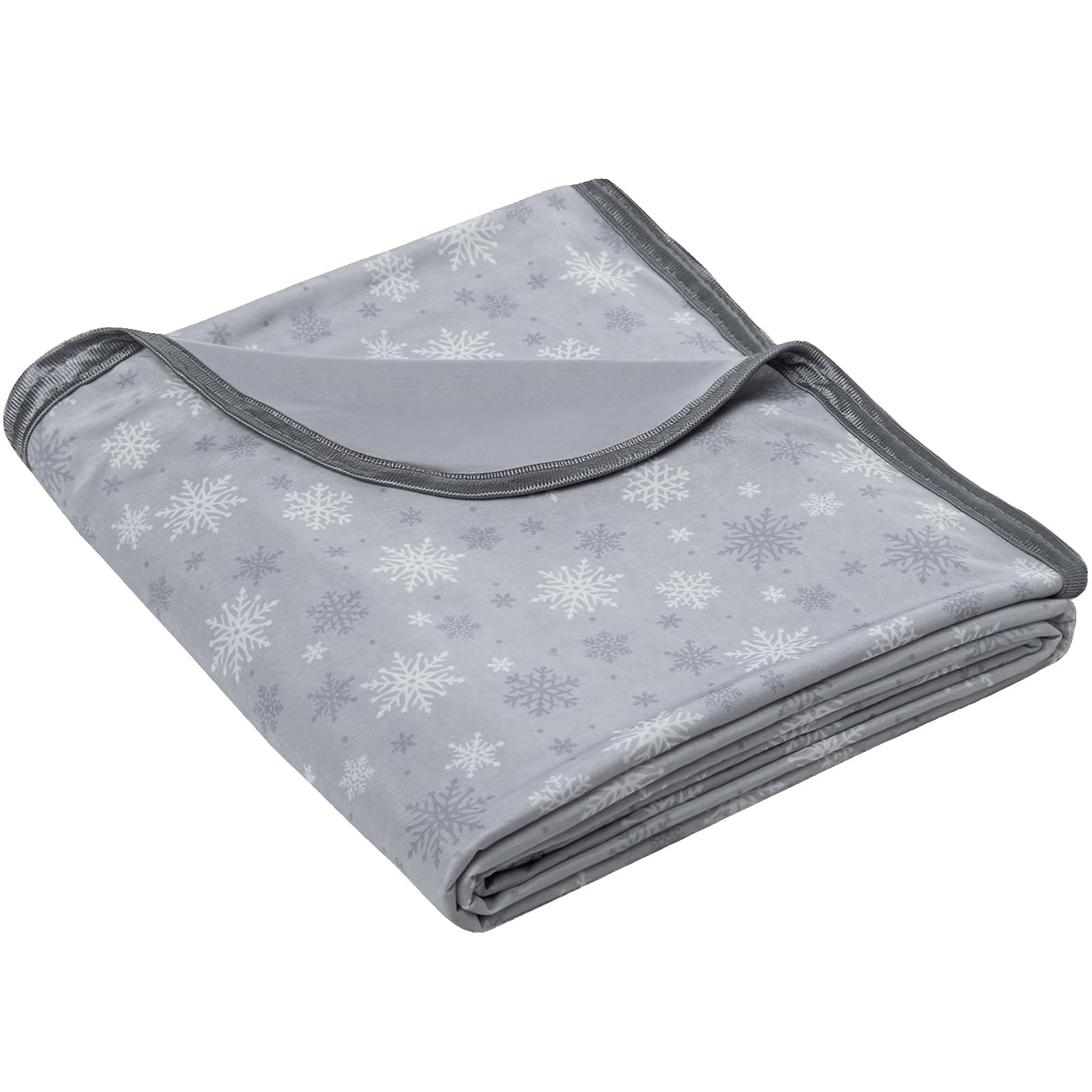 Enfriamiento de Verano, Manta de Verano, Manta refrescante para Sudores nocturnos, Japonesa Q-MAX> 0.45, Gris-Nieve, 228x274cm