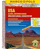  MARCO POLO Reiseatlas USA, Alaska, Südliches Kanada 1:2 Mio./1:4 Mio.: Kalifornien 1:800 000, Florida 1:800 000 (MARCO POLO Reiseatlanten)