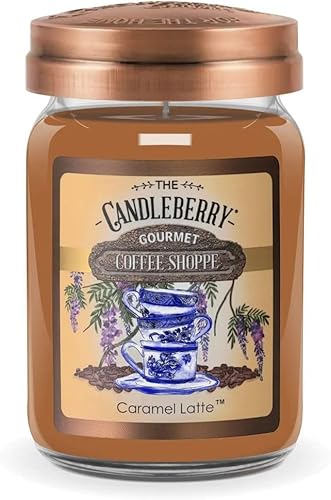 Candleberry Candles Colección Gourmet Coffee Shoppe Fragancias fuertes para el hogar Vertido a mano en los Estados Unidos Altamente perfumado y