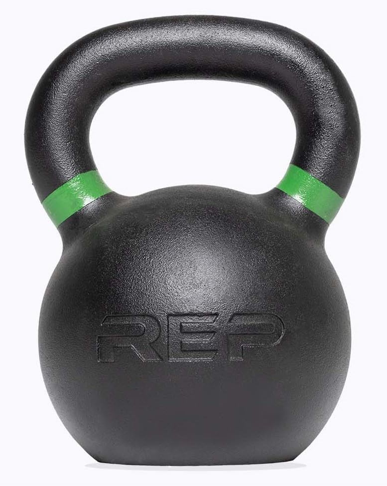 REP Fitness Kettlebell Set and Singles, 4kg to 24kg, 9lb to 53lb Range, Adjustable Weight, Cast Iron, Strength Exercise Training, Home Gym, Power Workout Equipment, Free Weights, Dumbbell Alternative
