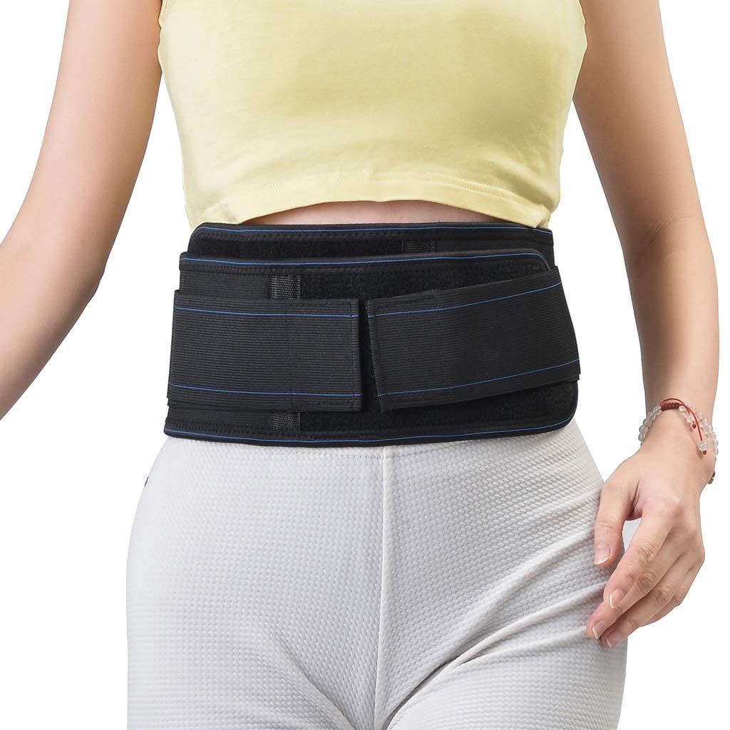 cintura di sostegno lombare, Supporto for la vita, sollievo dalla traspirabilità portatile for il mal di schiena, terapia magnetica autoriscaldante for ernia del disco(XL)