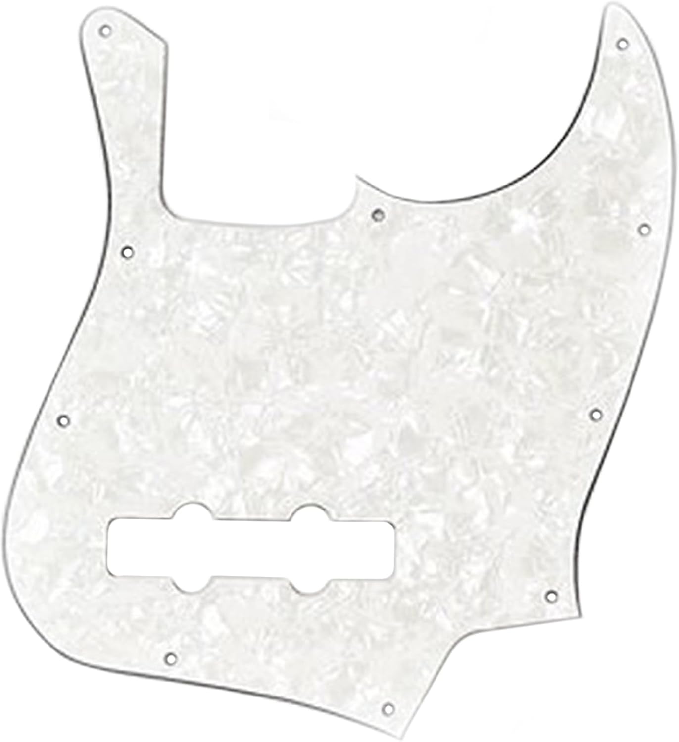 Allparts Jazz Bass Pickguard - Parchment Pearloid