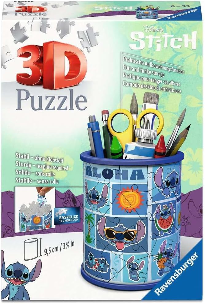 3D Puzzle Pen Holder Disney Stitch