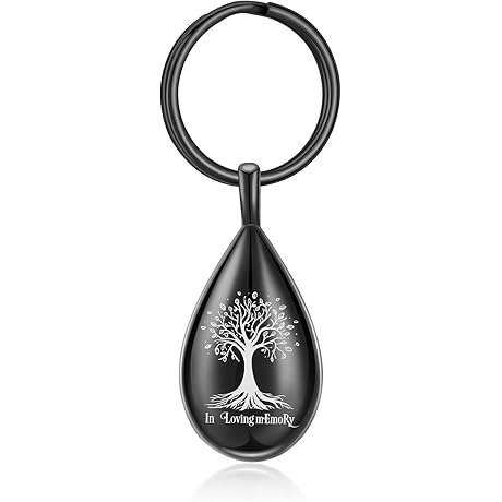 Yinplsmemory Teardrop Urn Keychain: A Timeless Tribute