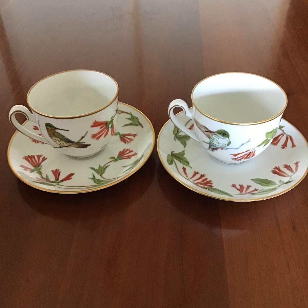 Amazon.co.jp: フランクリンミント社 カップソーサー 2客セット