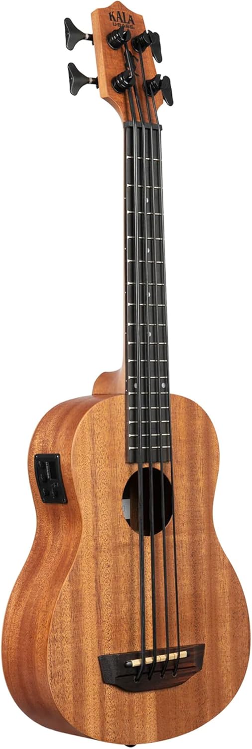Kala UBASS-NOMAD-FS Nomad Acoustic-Electric U-Bass Bundle with Gig Bag, Tuner, Austin Bazaar Instructional DVD, and Polishing Cloth