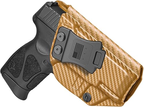 Miniatura 9 de Adjustable Flexible Carry Carbon Fiber Gun Holster - Inside & Outside Waistband, Durable, Lightweight - Sweatproof & Anti-Scratch, Concealed Holster