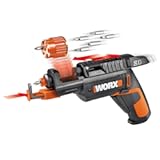 Worx 4V Electric Screwdriver&comma; Rechargeable Cordless Power Screwdriver Set with 6 Bits&comma; Screw Holder&comma; Charger - WX255L