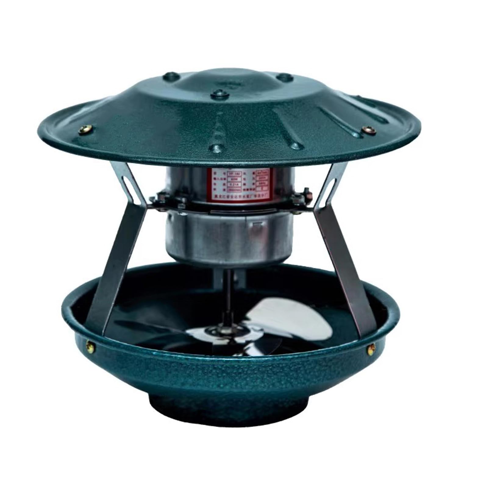 Ventilateur de cheminée électrique 60W pour conduit de 13 à 19cm
