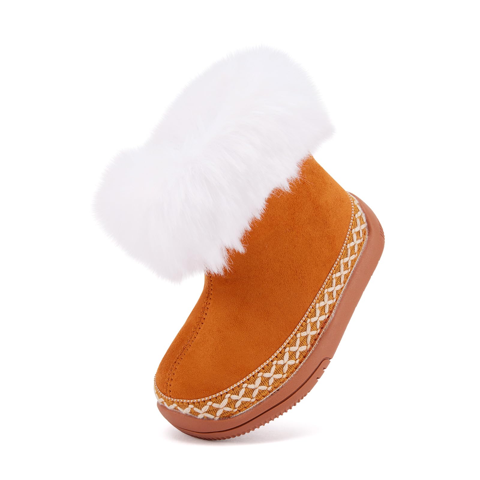 BMCiTYBM Baby Snow Boots Infant Boy Girl Winter Boots Nonslip Lightweight Outdoor Warm Shoes for Cold Weather 6 9 12 18 24 Months(Infant/Toddler)