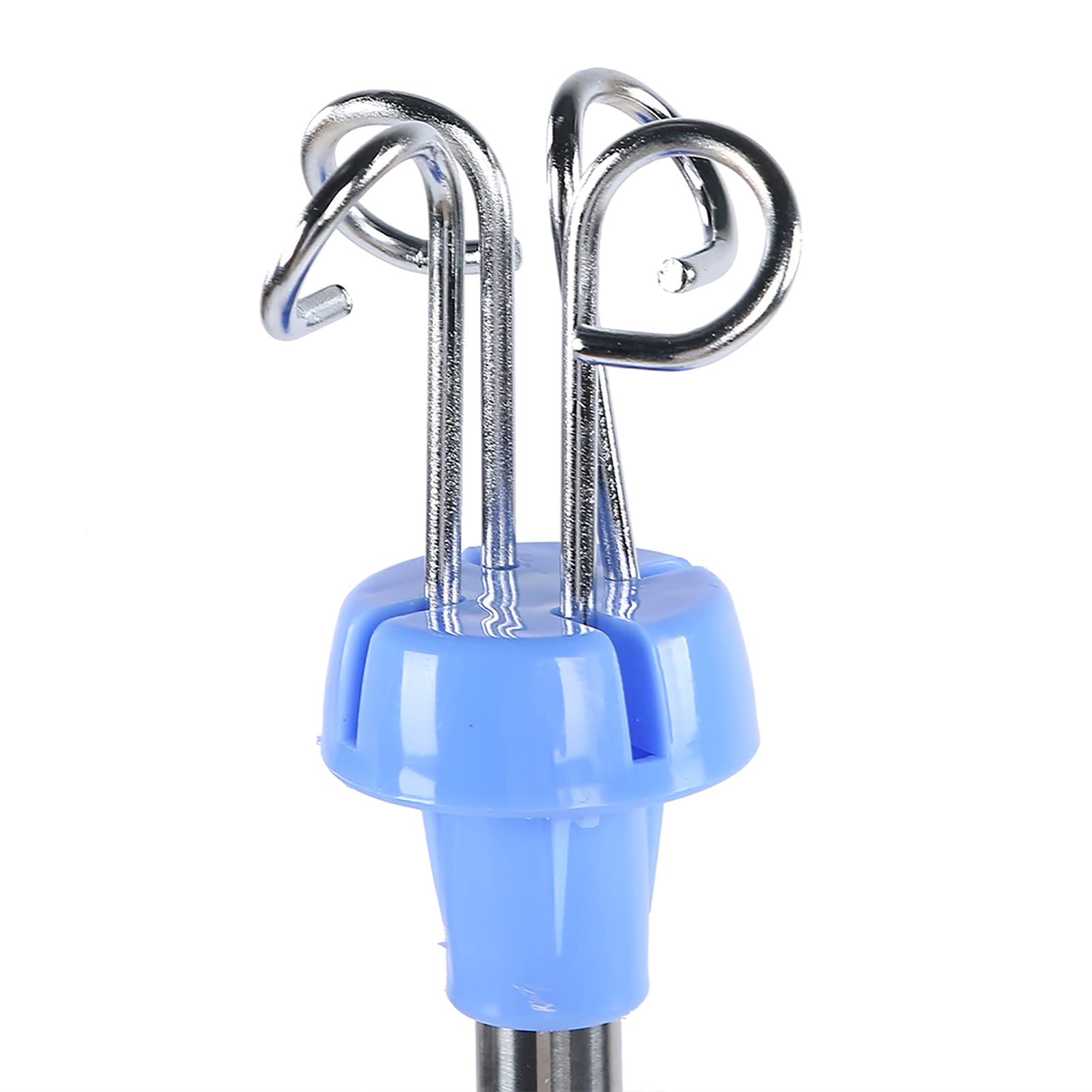 Medical Pole Soporte De Infusión Domiciliario Soporte De Poste Plegable Portátil, Soporte De Infusión Ajustable De Acero Inoxidable 4 Ganchos Y Ruedas Clínica Doméstica Soporte De Exhibición