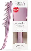 Tangle Teezer - Escova de cabelo desembaraçadora The Ultimate Detangler Chrome para todos os tipos de cabelo. Ideal para usar em fios molhados. Cor: Mauve Cooper