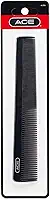 ACE Pente de cabelo AllPurpose de 17 cm, ótimo para todos os tipos de cabelo. Dentes finos a médios, durável para uso diário e profissional, preto, 1 unidade (pacote com 3)