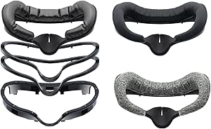 Globular Cluster F3 Magnetic Facial Interface for Quest 3 - Different Materials Pads - Magnetic Easy Swap - Not Compatible with Official Charging Dock -for Halo-Style Straps