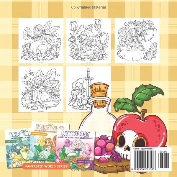 Fairytales and Folklores Coloring Book Vol.2: Whimsical Fantasy Scenes for Adults and Teens (Journey in Fantastic World) - Image 2