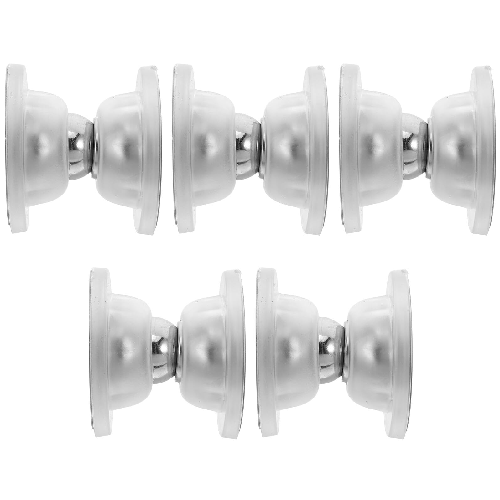 ABOOFAN 10 Juegos Tope de Puerta Magnético de Silicona Transparente con Adhesivo Doble Cara Protector Silencioso Anticolisión para Hogar Oficina Camper y RV