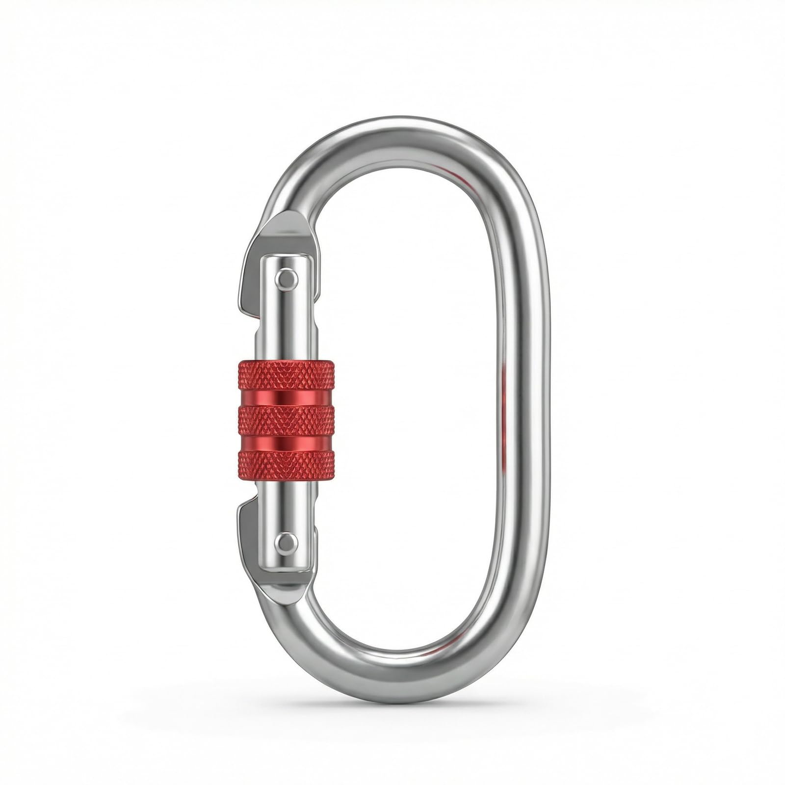 Carabiner Clip, Carabiner Clip Heavy Duty, Locking Carabiner, Climbing Carabiner, Carbon Steel Material, Suitable for Fishing, Camping, Hammocks, Dog Leashes, Keychains