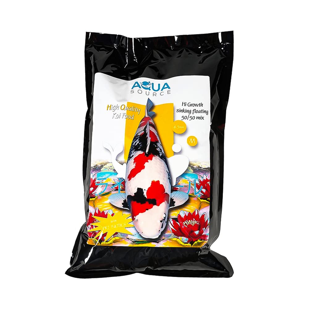 Aqua Source Hi Growth Koi Food 3kg - Medium Pellet