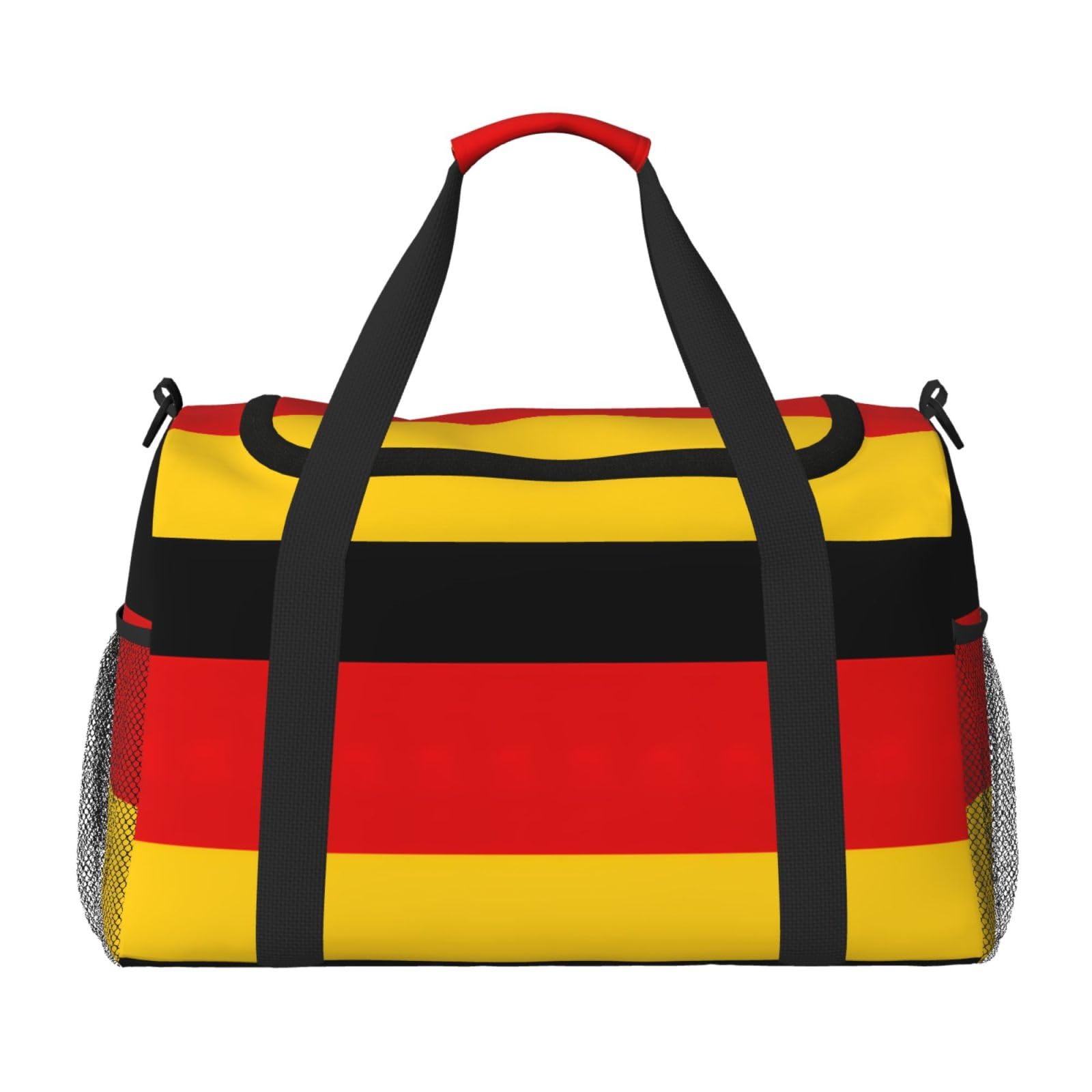 German flag print Carry on Bag Underseat forTraveling Personal Item Bag Travel Duffel Bag Gym Bag for Women Men