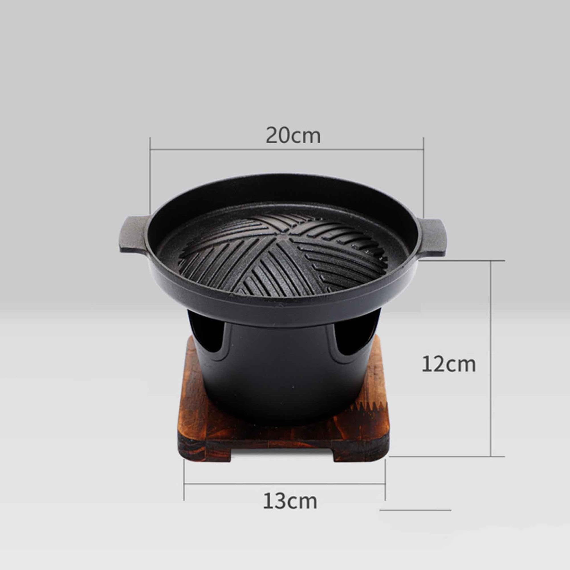 Griglia da tavolo piccola, griglia Hibachi for esterni, lega di alluminio, | Griglia for barbecue da interno, da viaggio, a casa, in famiglia, al chiuso