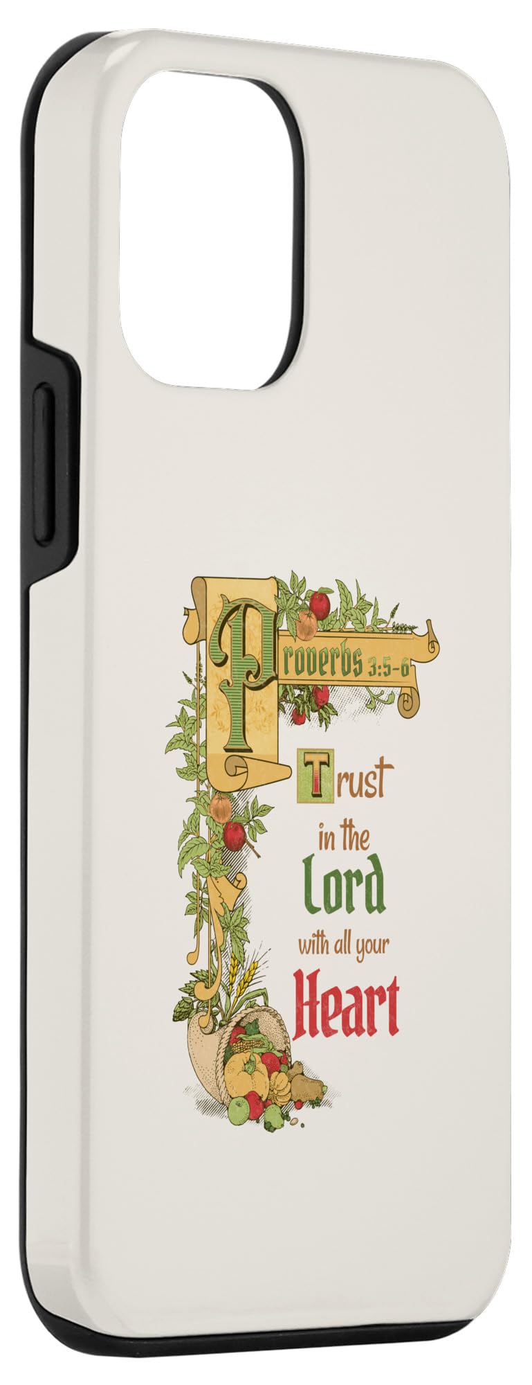 iPhone 12 mini Bible Verse Trust The Lord Proverbs 3: 5-6 Case - Image 3
