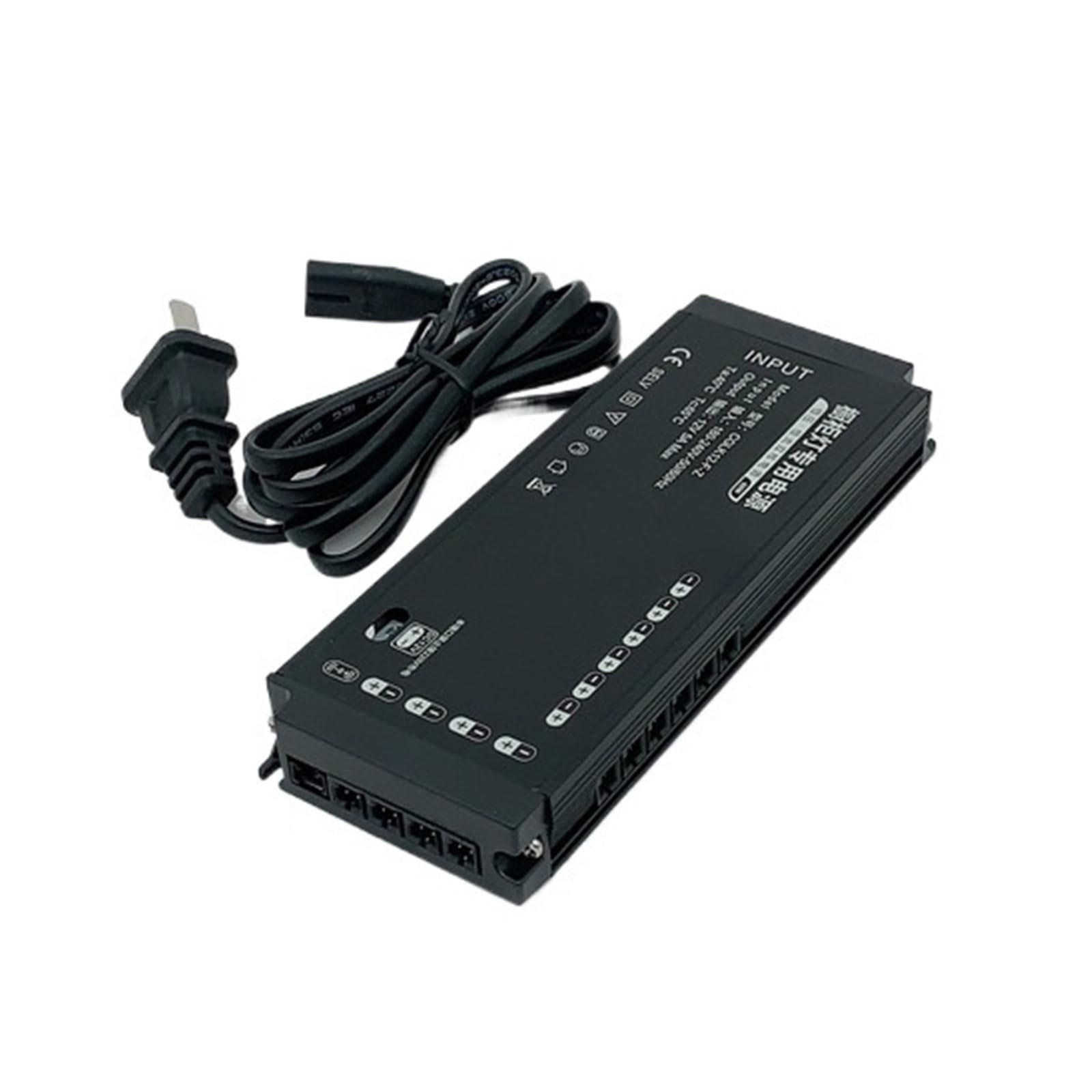 PWANUIGTE LED Ultra-Thin Wardrobe Dedicated Power Supply 12V 24V Interface Induction Switch line Light with Cabinet Transformer(DC12V 60W-ALUMINUM SHELL)