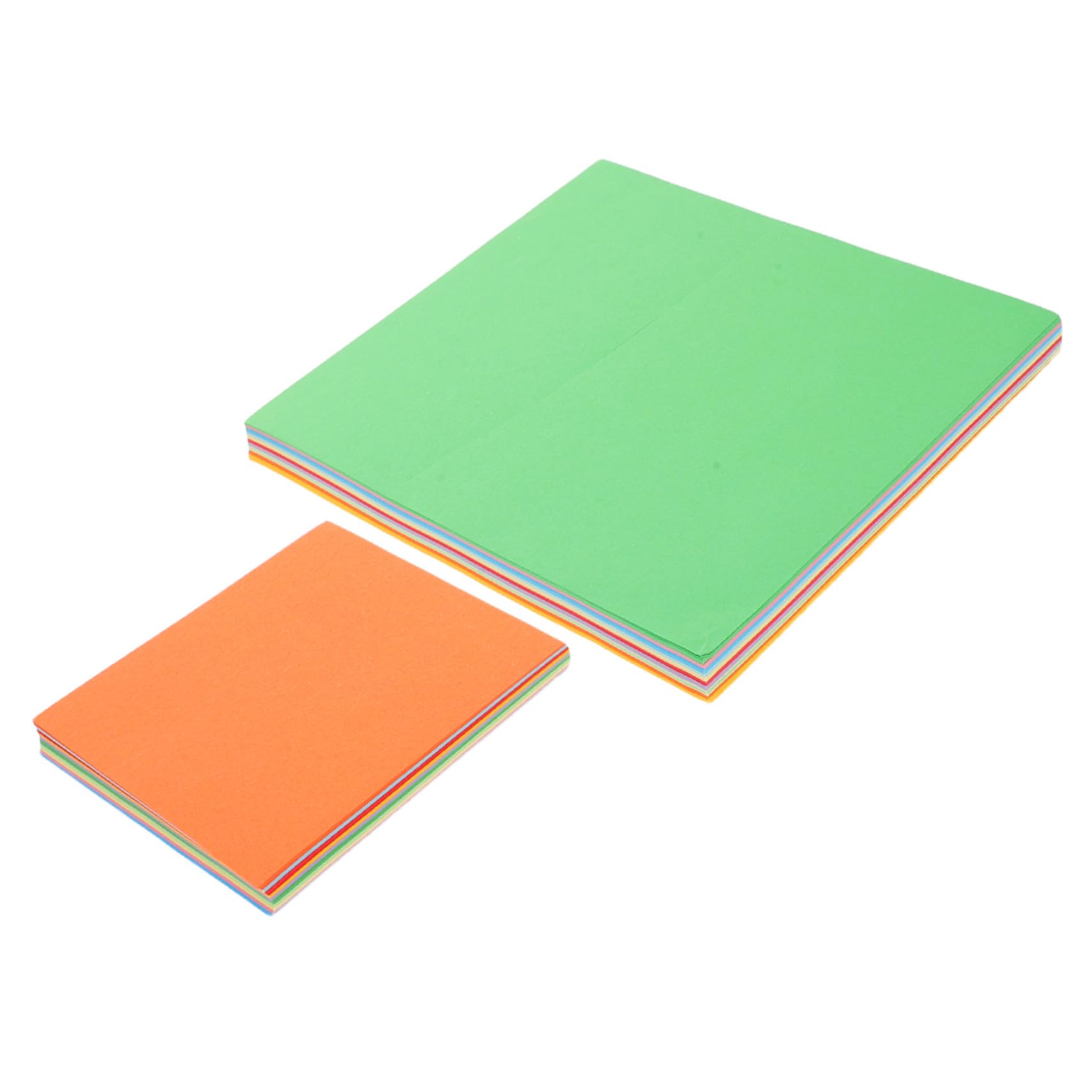 Tofficu Doppelseitiges Origami Papier Buntes Quadratisches Faltpapier für Vielseitig Verwendbar für DIY Bastelprojekte Kindergarten Kreative Handarbeit Einfache Handhabung
