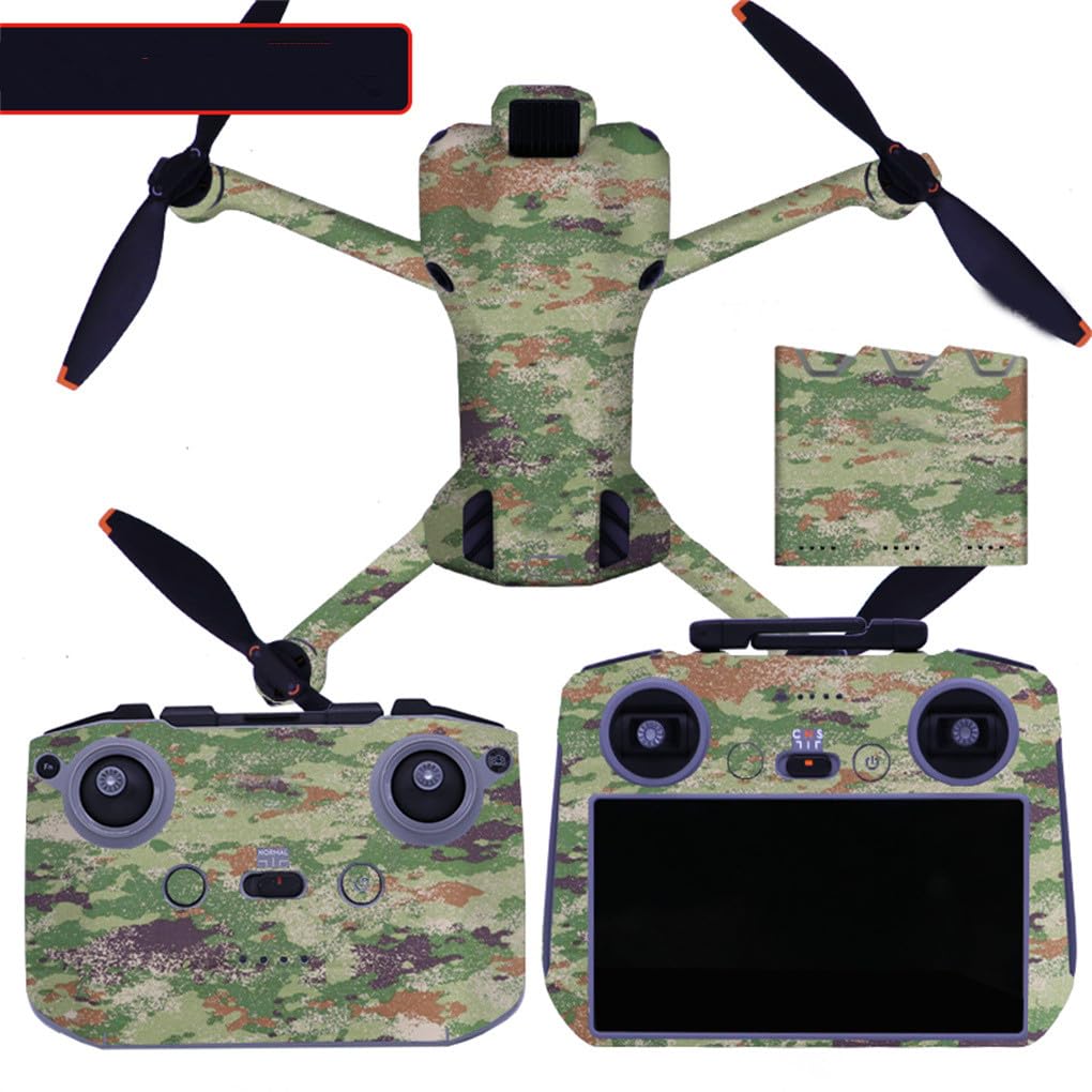 Decorative Sticker Kit for DJI Mini 5 Pro, Waterproof Skin Sticker Decal DIY Accessory Protective Film for DJI Mini 5 Pro Drone and Controller/Battery Manager (MN5PRO-06)