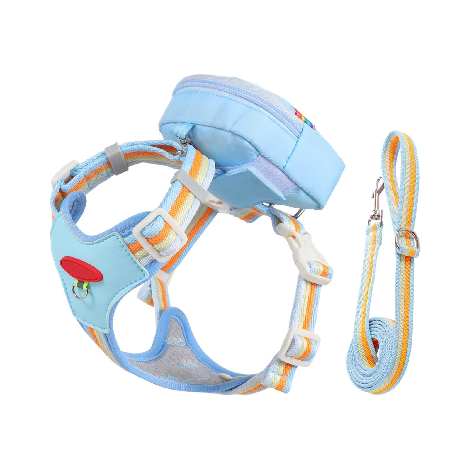 Dog Harness Mesh Breathable Comfortable Puppy Medium Pet Vest No Pull Adjustable Soft Padded Dog Power Strap Small Harness with Pocket