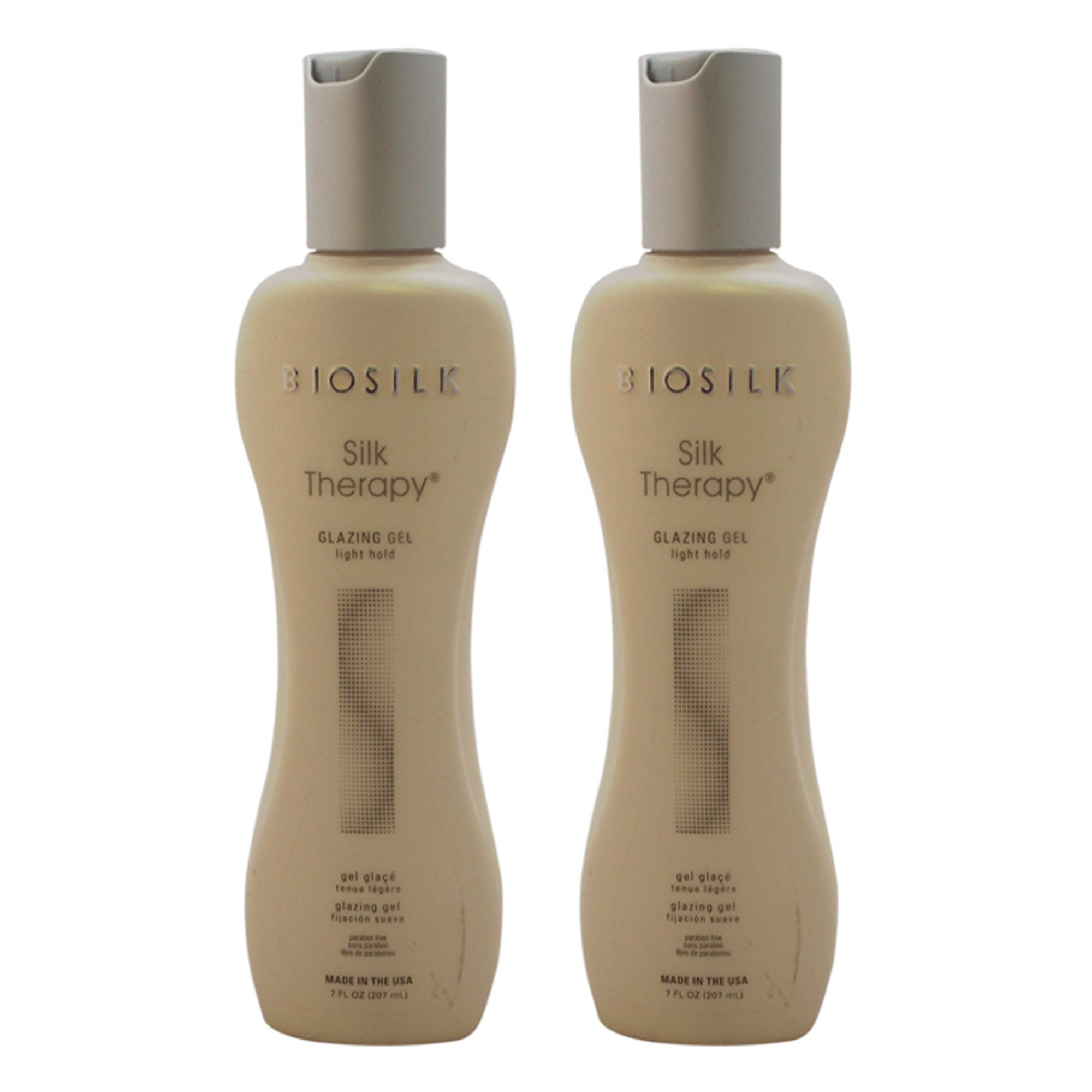 Silk Therapy Glazing Gel by Biosilk for Unisex - 7 oz Gel - (Pack of 2)