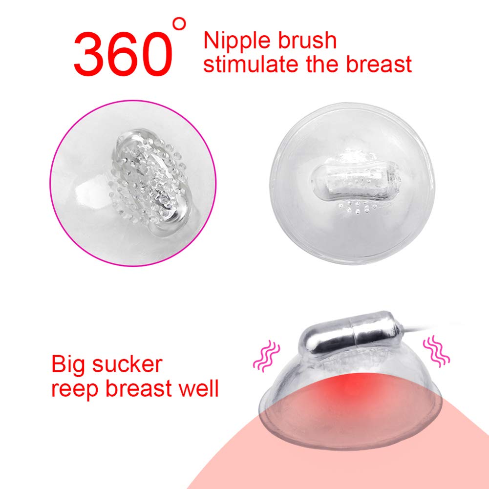 Mamelon & succion Tire-lait Vibromasseur Silicone Langue Lécher Seins Tasses Masseur Sex Toys Agrandisseur pour les femmes,Violet