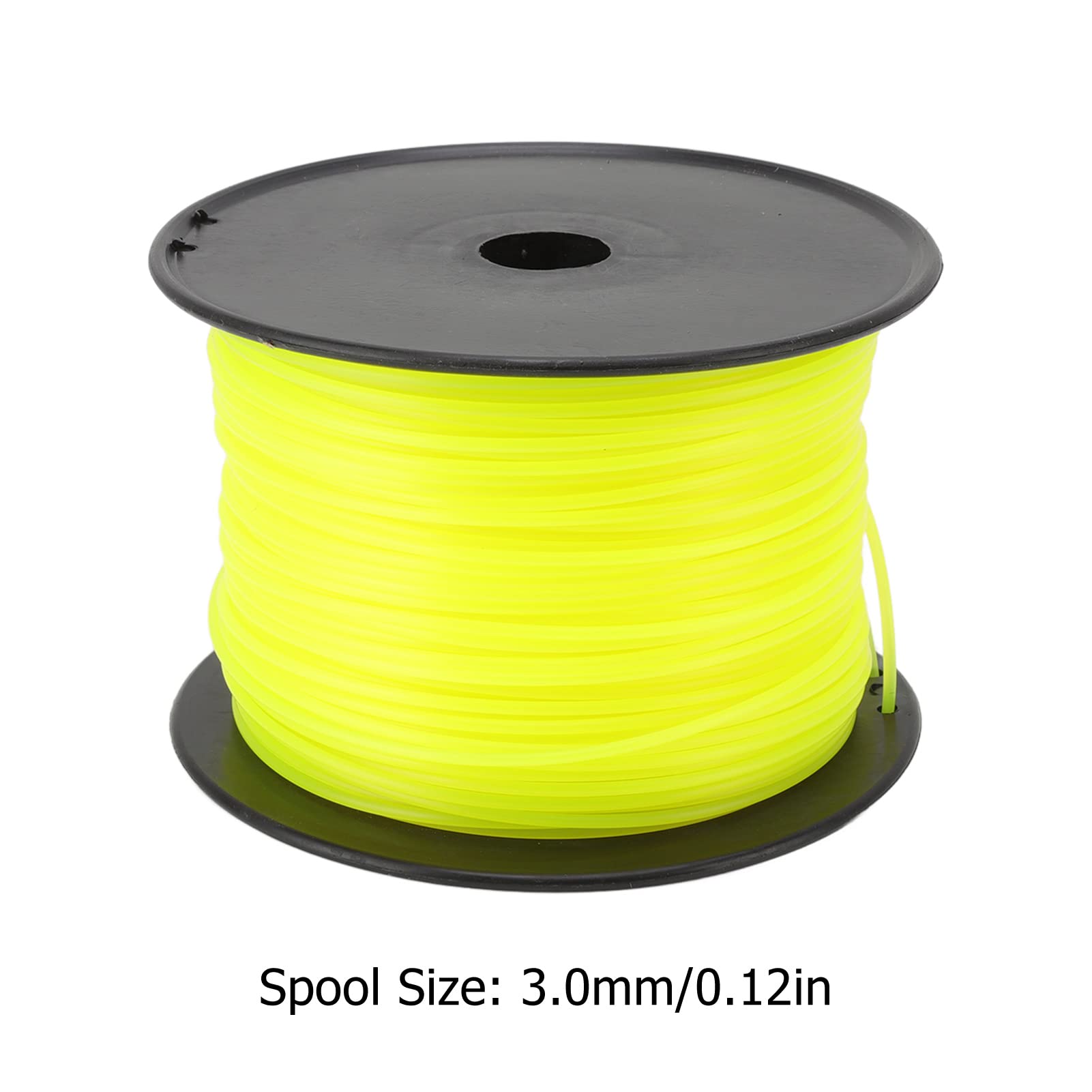 Bobina di Ricambio per Filo per Decespugliatore in Nylon Resistente da 3 Mm per - Cavo da Giardino Ad Alte Prestazioni per Tosaerba (168 m/183,73 YD)