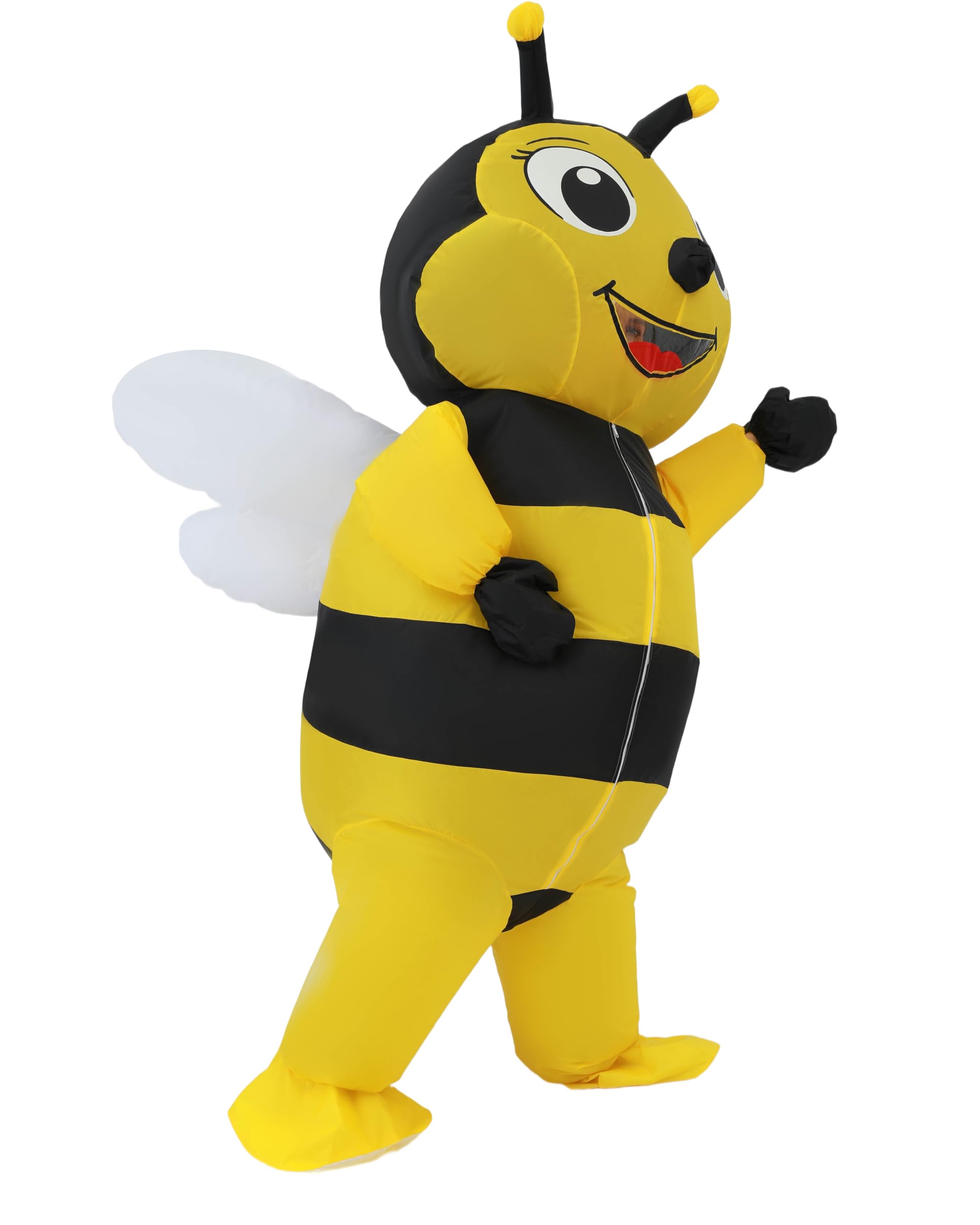FXICH Costume gonfiabile da ape per adulti, costume gonfiabile per uomini e donne, costume intero da ape, insoliti e divertenti, per Natale, Halloween, costumi per gonfiaggio