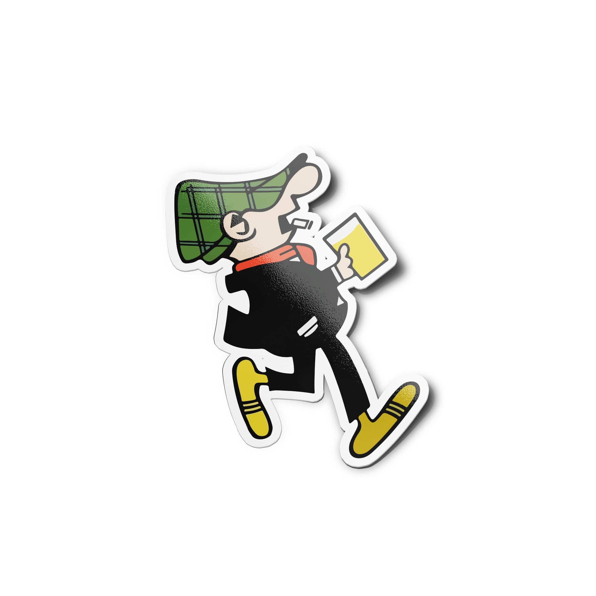 Andy Capp naklejki samoprzylepne 9 cm winyl wodoodporne UV