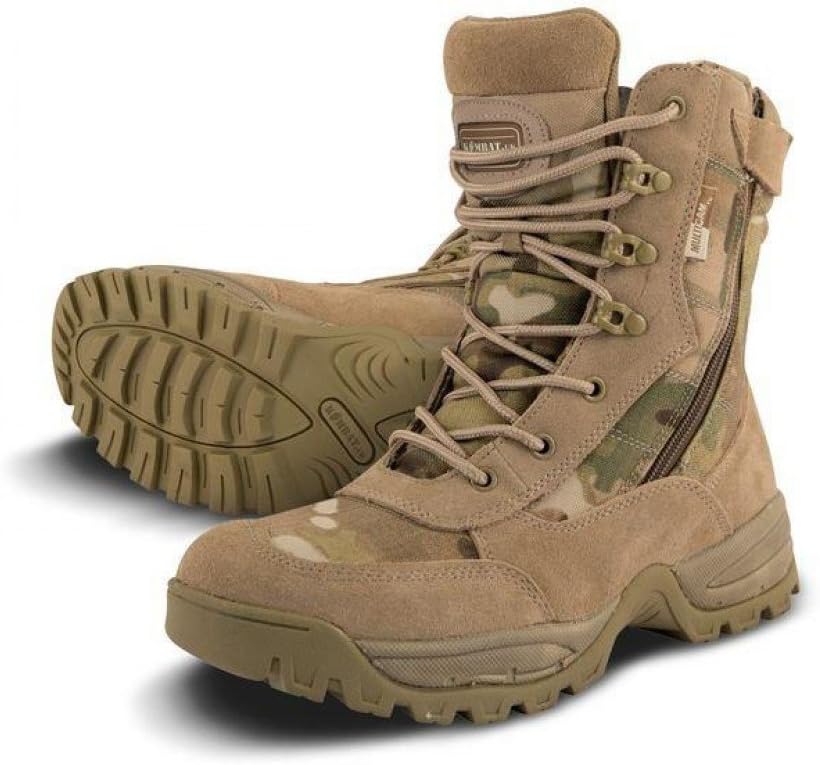 Mens Combat Military Army Camo Patrol Hiking Cadet Work Multicam Recon Special Forces Boot 4-12