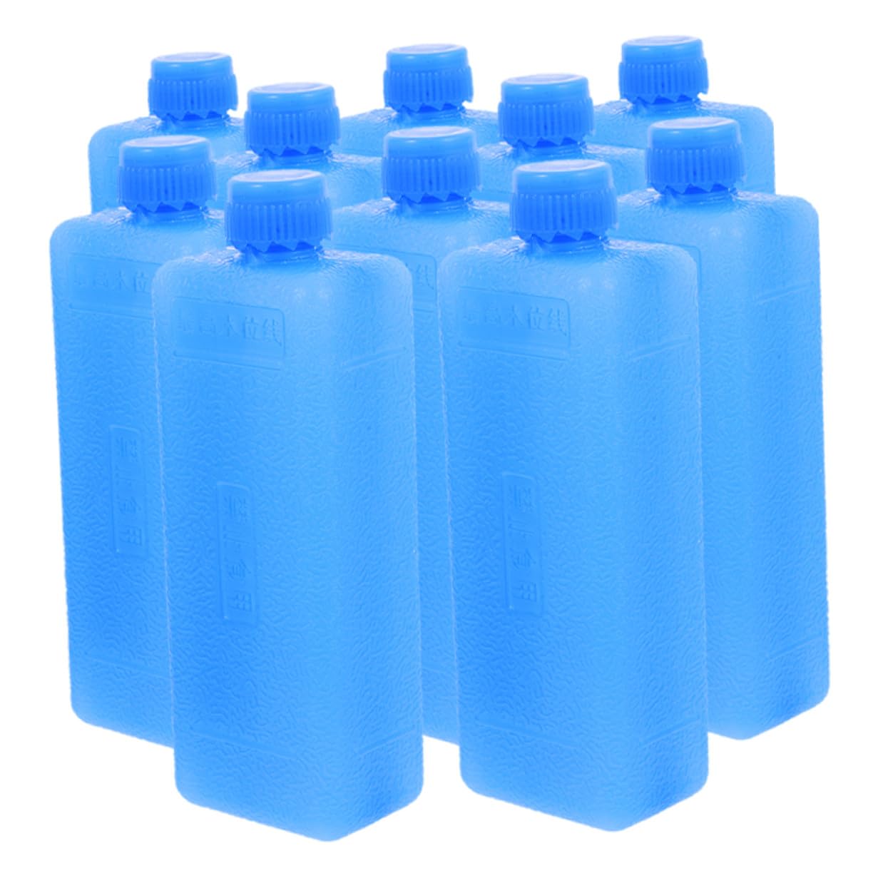 DOITOOL 10pcs Reusable Ice Packs for Air Cooler Cooling, Portable Pe Freezer Blocks to Maintain Low Temperature, Suitable for Home, Office and Camping Use in Summer