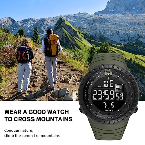 Image of L LAVAREDO Digital Men's Watch (Black Dial Black Colored Strap)