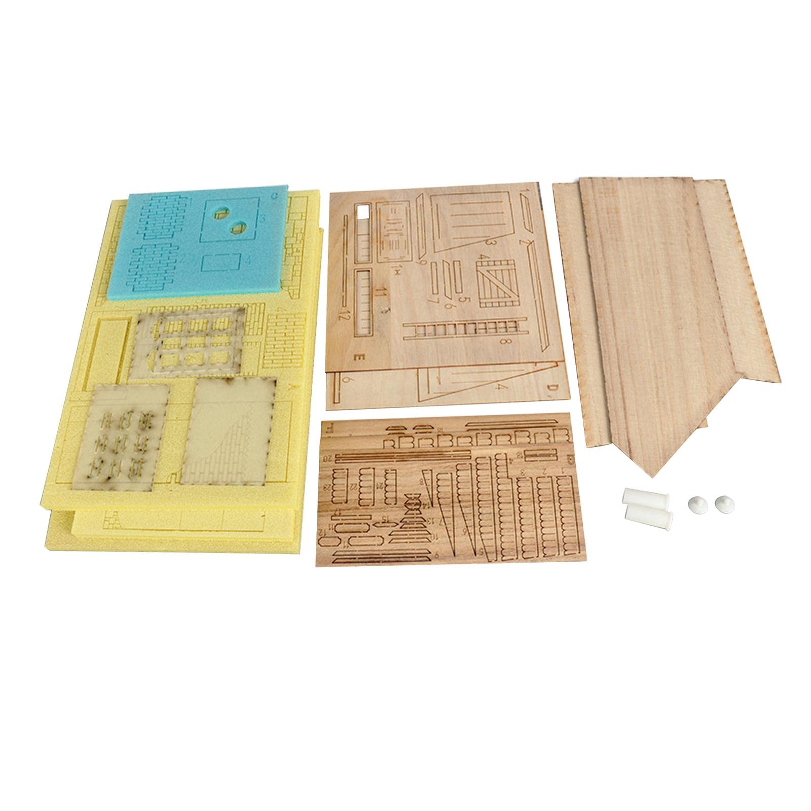 Jiuvaso Kit di Costruzione Diorama in Scala 1:35 con Architettura