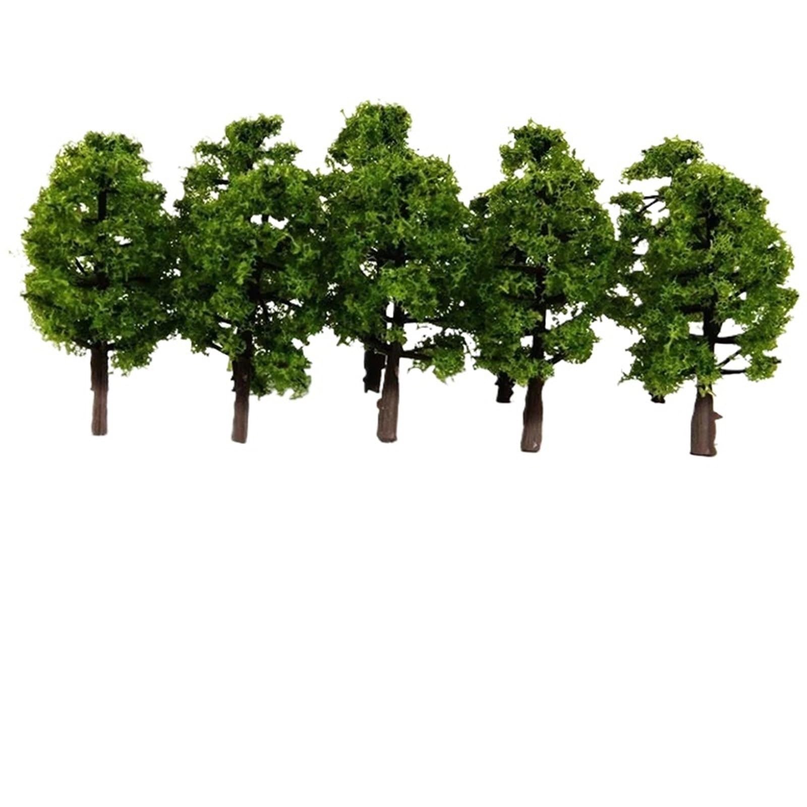 DUNSBY Model Trees 30-10pcs Model Trees 3D Landscape Artificial Miniature Tree Scenery Decoration Willow Layout(20pcs 8cm)