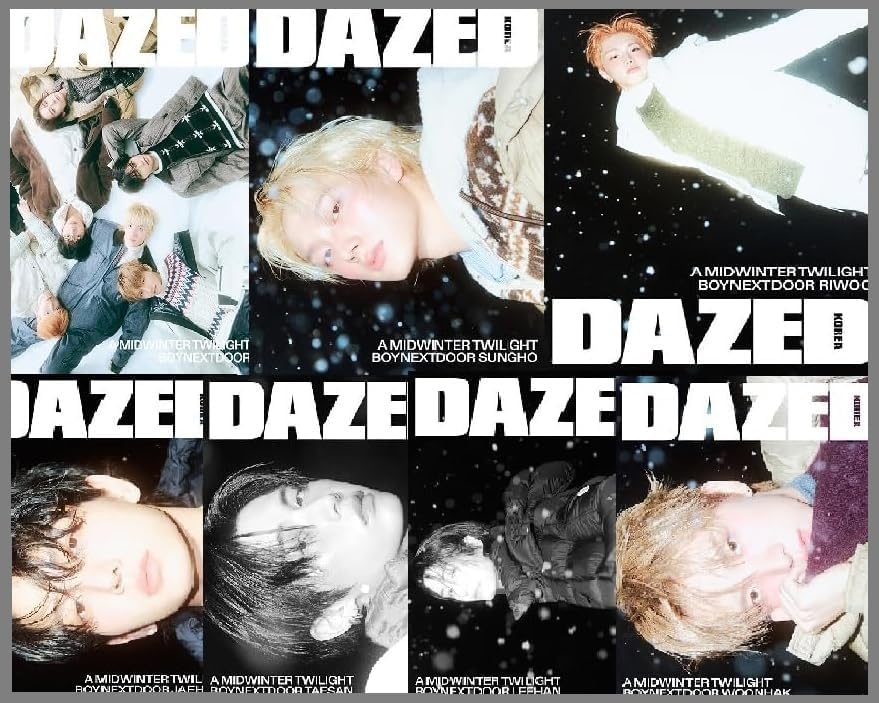 DAZED & CONFUSED Korea Magazine 2025 November BOYNEXTDOOR (B ver. (SUNGHO ver.))