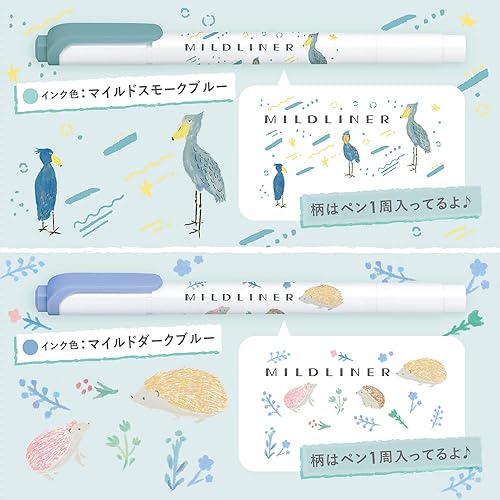 Miniatura 5 de Zebra Mildliner WKT7-AS-5C-B - Resaltador (5 colores, animal)