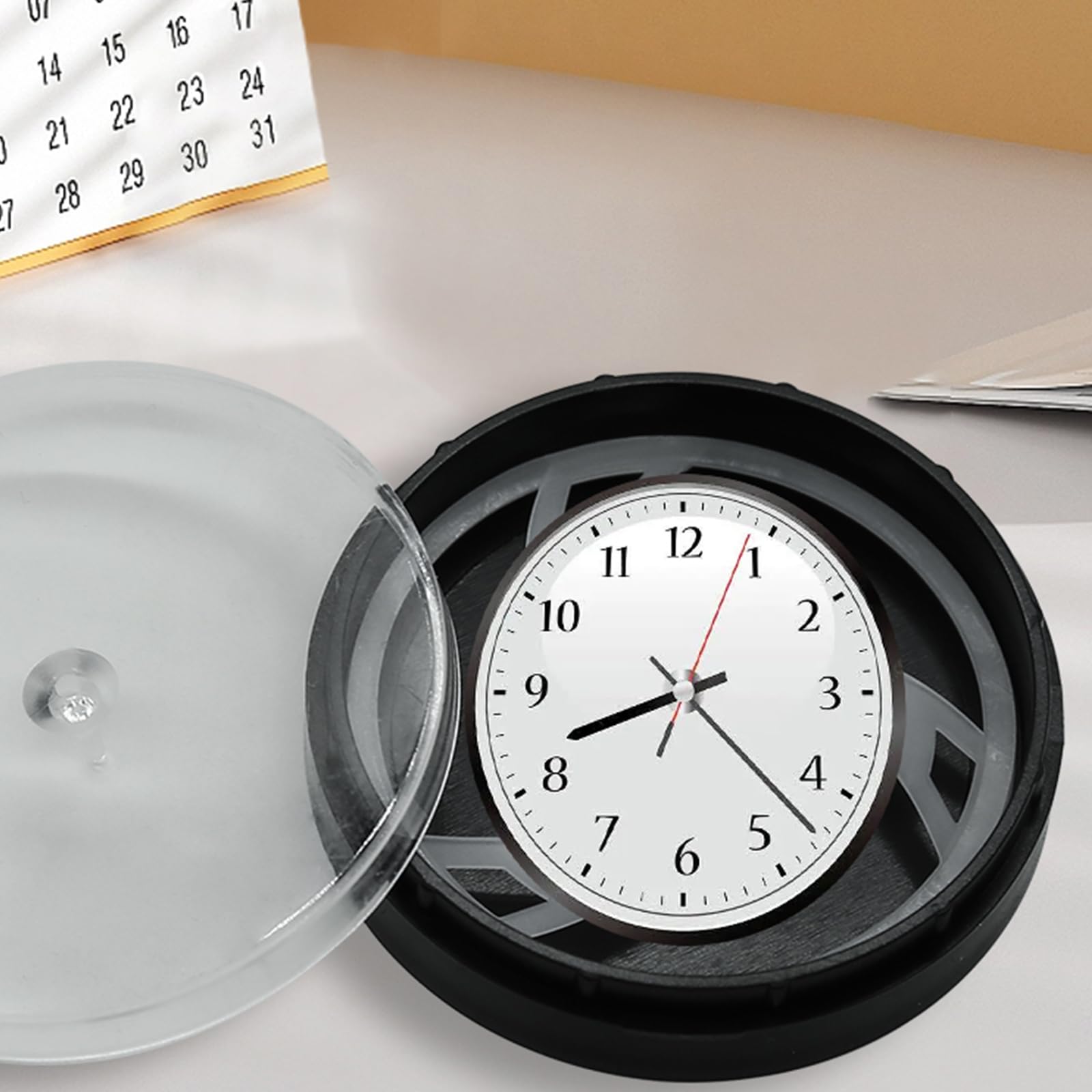 2 Stück Tragbare Uhren-Zifferblatt-Box – Staubdichte Aufbewahrung Für Uhrwerke & Empfindliches Zubehör, Kratzfeste Innenpolsterung