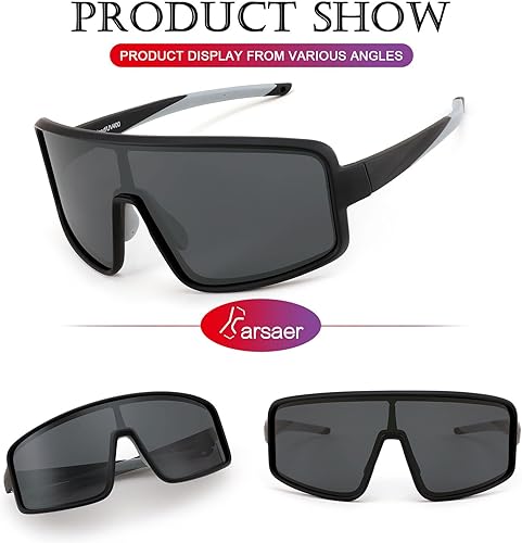 Miniatura 3 de Karsaer Vision - Gafas de sol deportivas para hombres y mujeres, gafas de sol de béisbol para jóvenes, niños, adolescentes y niñas