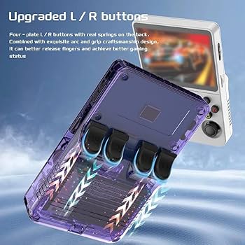 裏側ボタンが使いやすい新作クラシックレトロゲーム機器エミュレーター128G付き Amazon | R36S レトロハンドヘルドゲームコンソール、3.5インチ