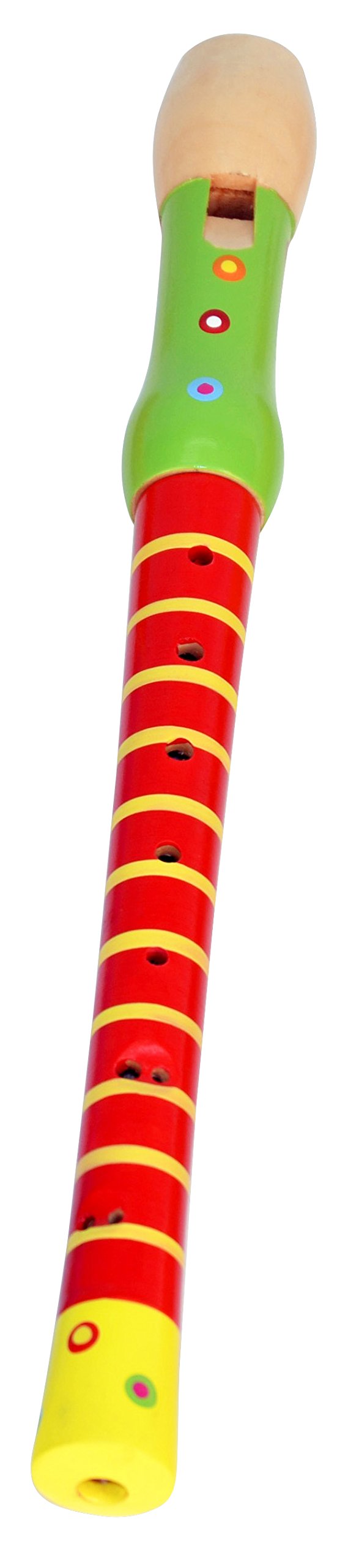 Bontempi - 313010 - Instrument De Musique - Flûte Soprano en Bois Doigté Baroque - Coloris Aléatoire