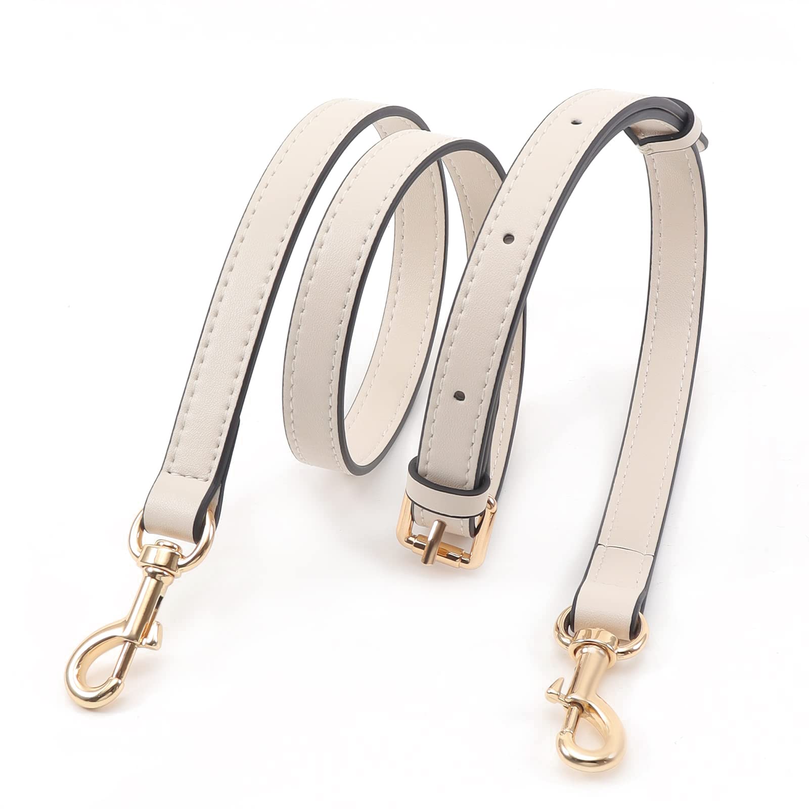 BAIXUEJI Genuine Leather Purse Strap Adjustable Replacement Crossbody Shoulder Bag Handbag