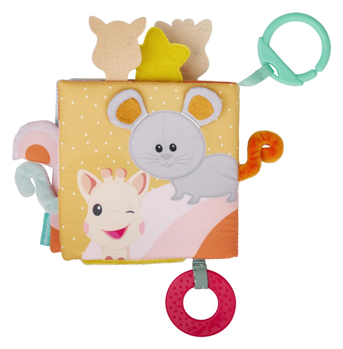 SOPHIE LA GIRAFE - Sophie la Girafe Discovery Book - Learning Games - 8 Pages - Various Activities, Textures, Colours - For Children from 3 Months - 4